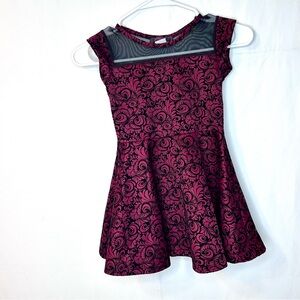 PinkKids Charming Black and Semi Casual Skater Dress Girl’s Size 4